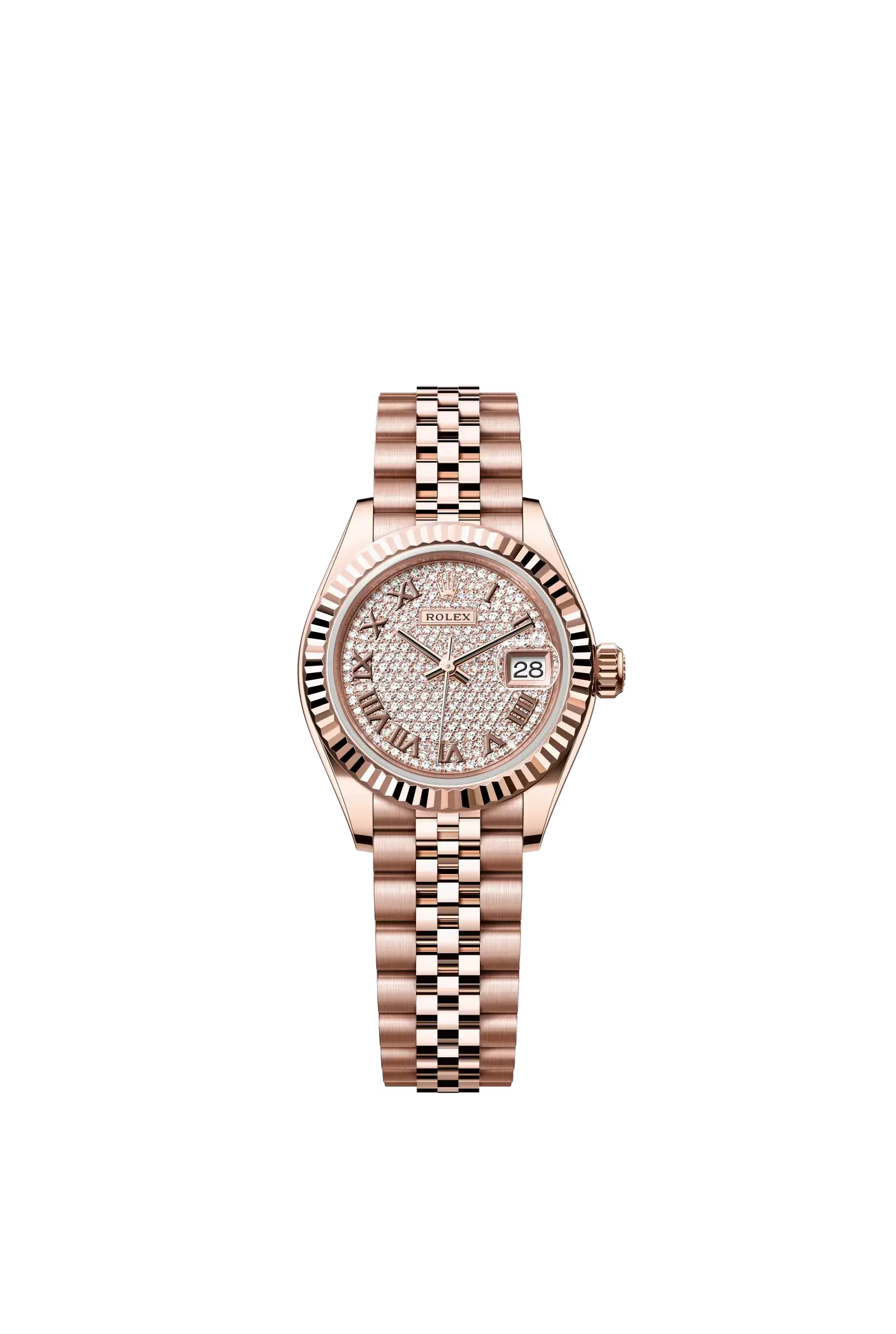 Lady-Datejust  Oyster, 28 mm, Everose gold  Reference 279175 — main photo