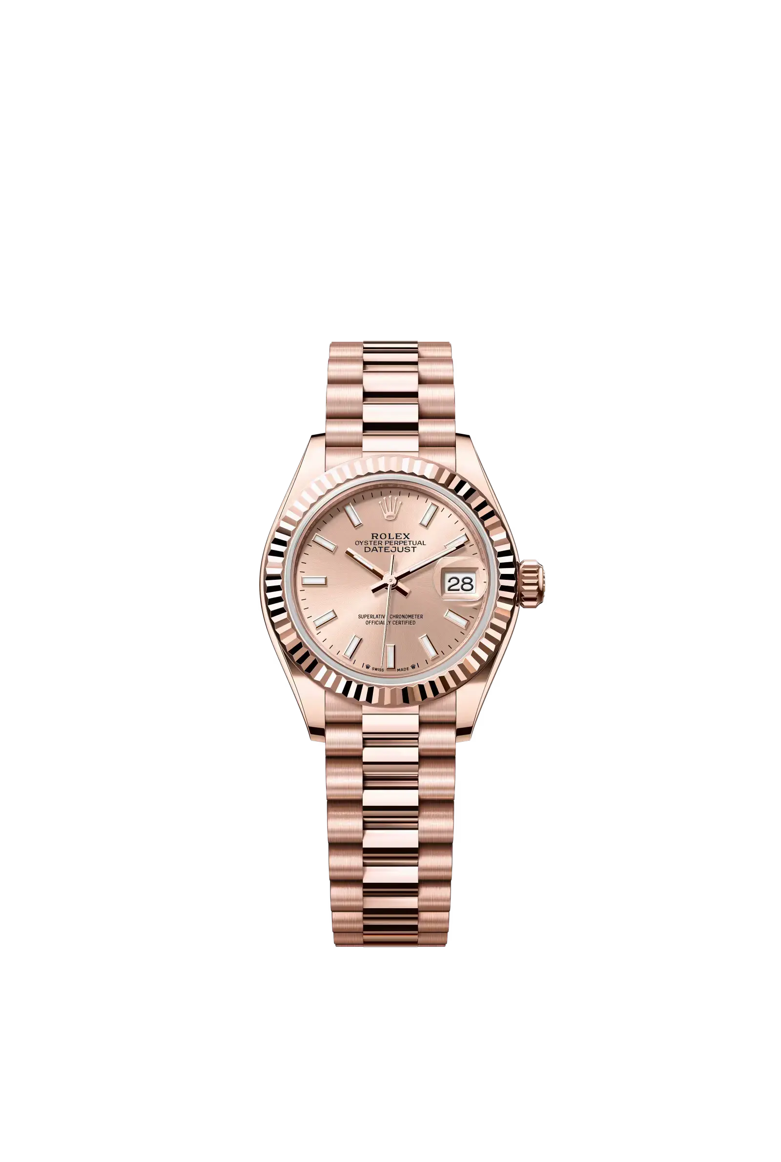 Lady-Datejust  Oyster, 28 mm, Everose gold  Reference 279175 — main photo