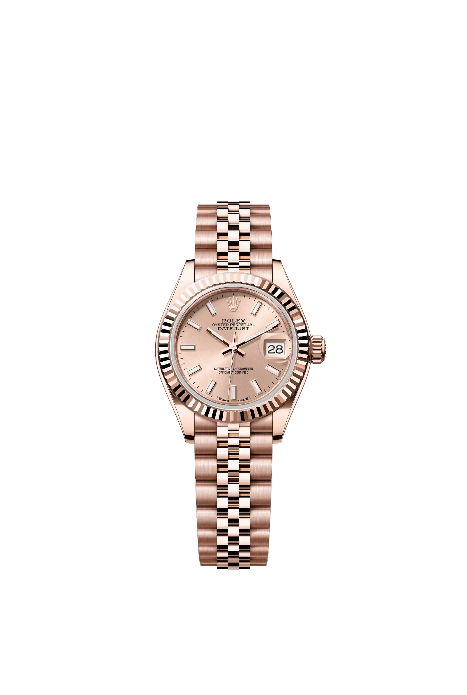 Lady-Datejust  Oyster, 28 mm, Everose gold  Reference 279175 — main photo