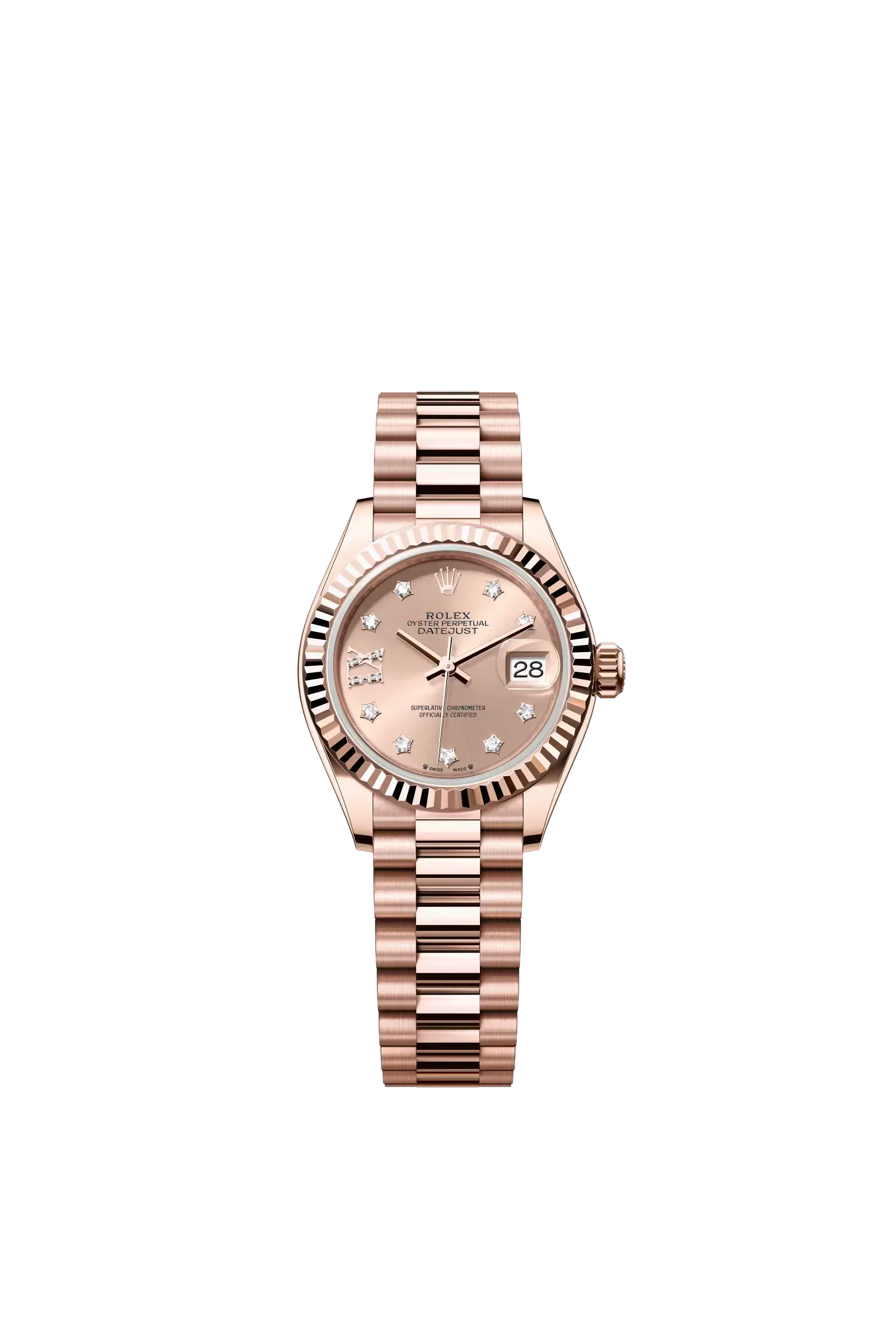 Lady-Datejust  Oyster, 28 mm, Everose gold  Reference 279175 — main photo