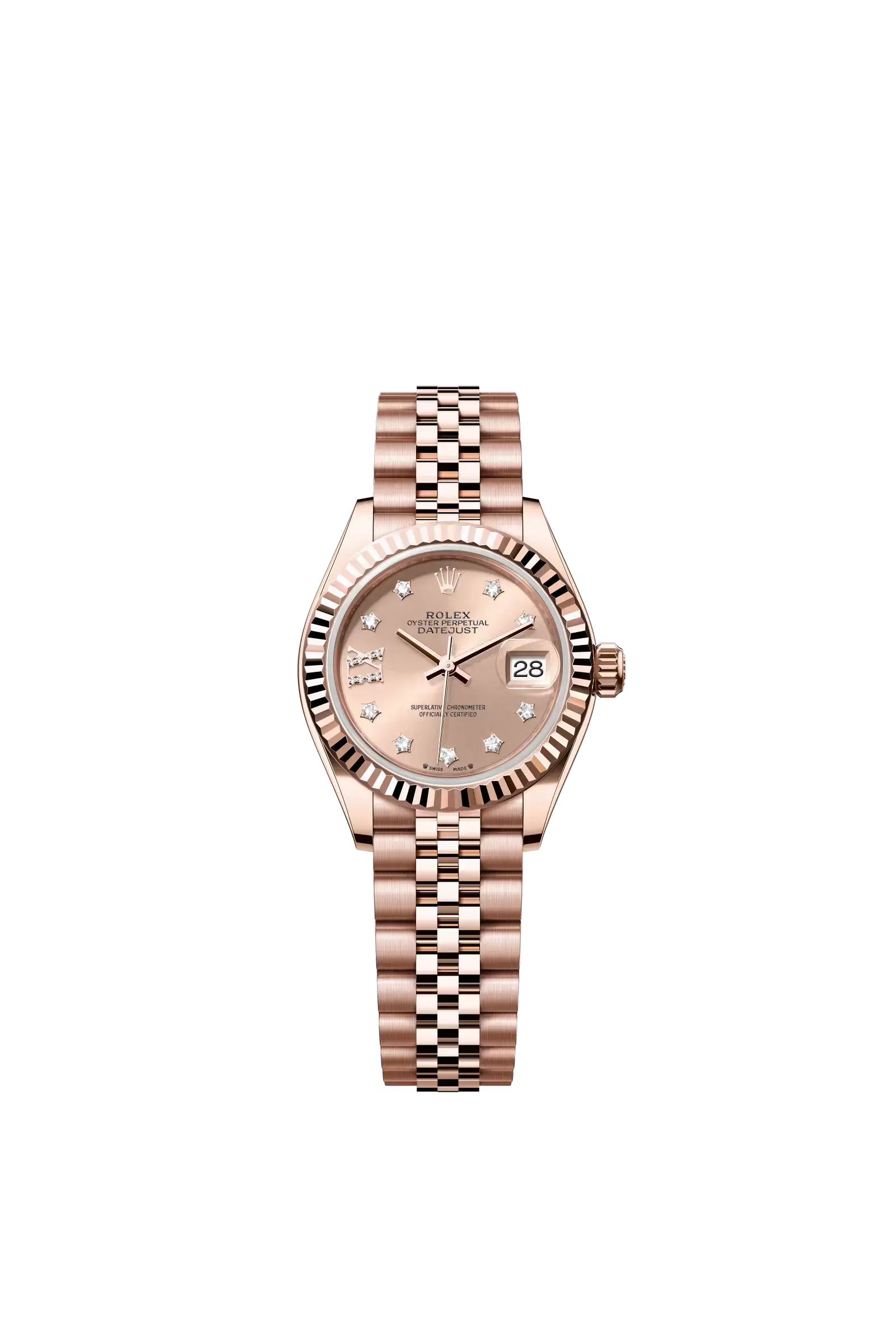 Lady-Datejust  Oyster, 28 mm, Everose gold  Reference 279175 — main photo