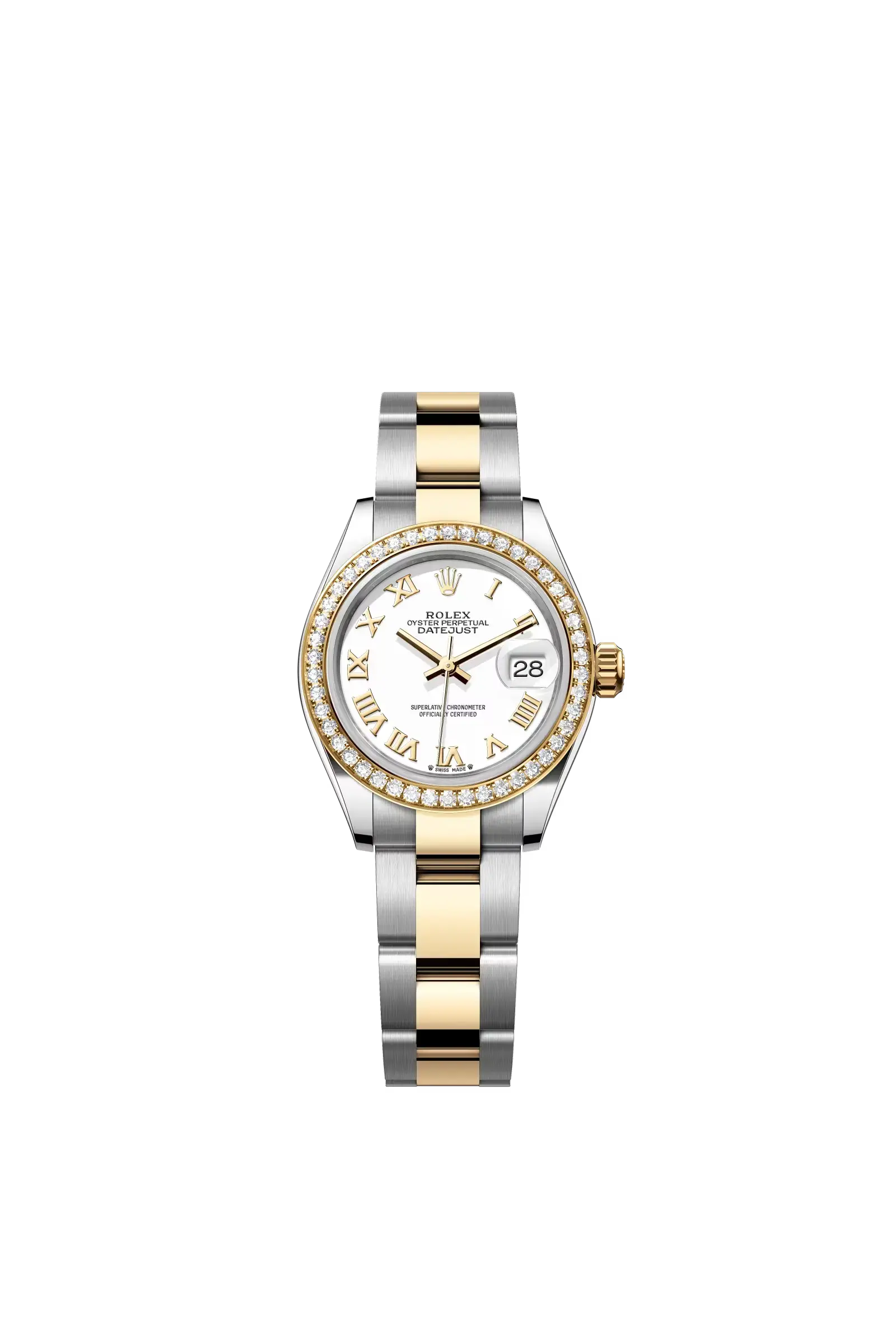 Lady-Datejust  Oyster, 28 mm, Oystersteel, yellow gold and diamonds  Reference 279383RBR — main photo