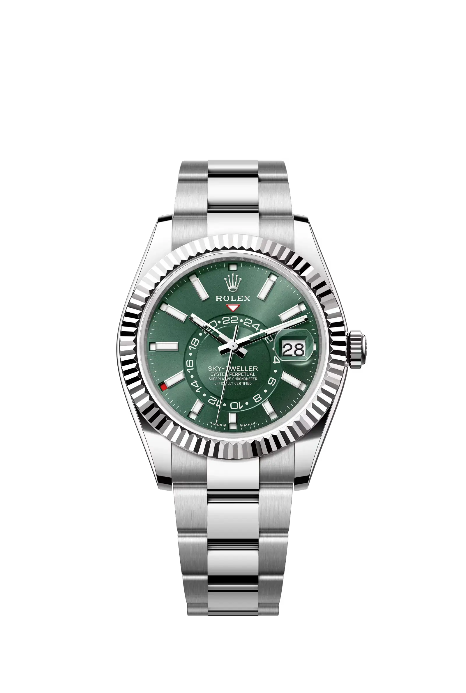 Sky-Dweller  Oyster, 42 mm, Oystersteel and white gold  Reference 336934