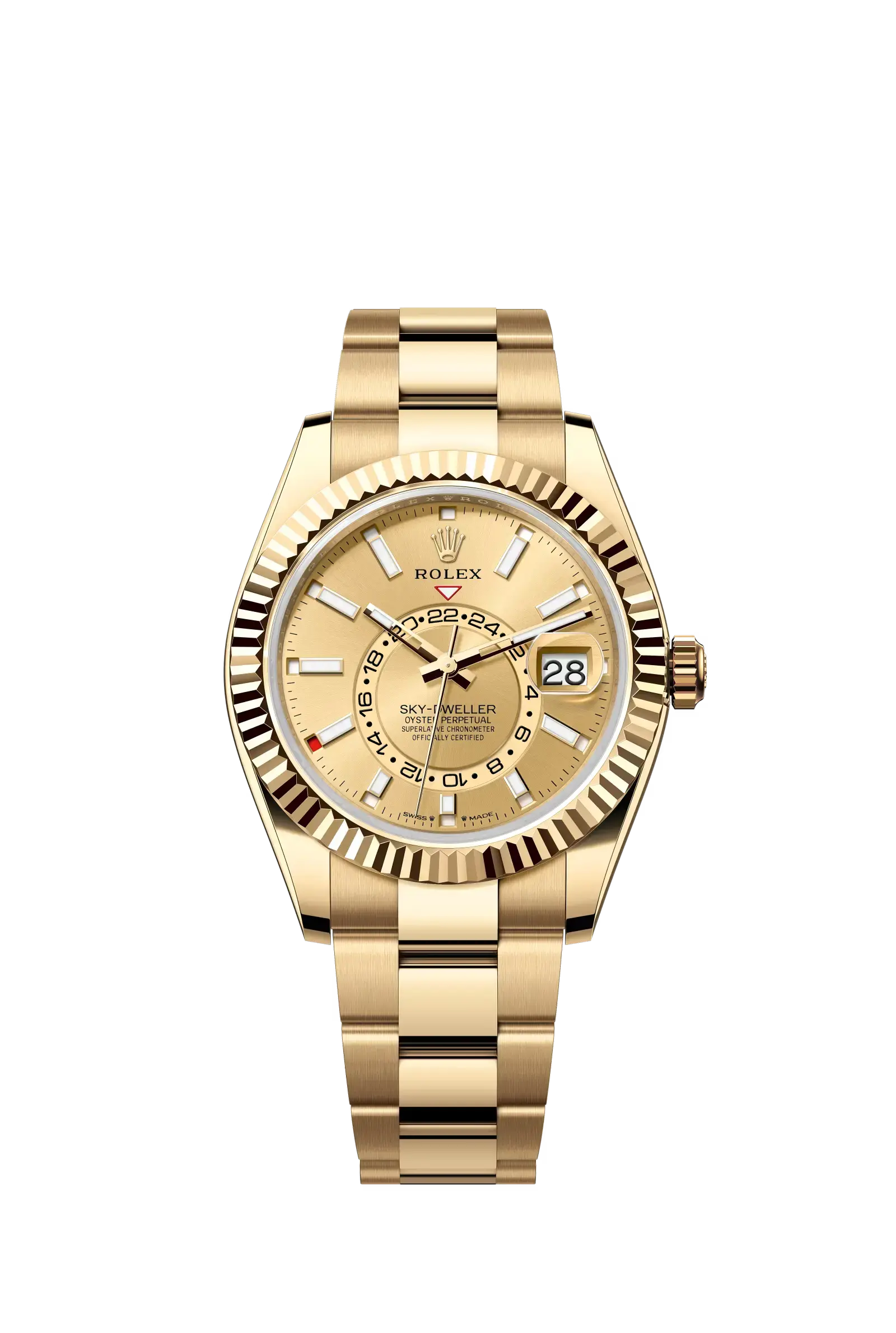 Sky-Dweller  Oyster, 42 mm, yellow gold  Reference 336938 — main photo