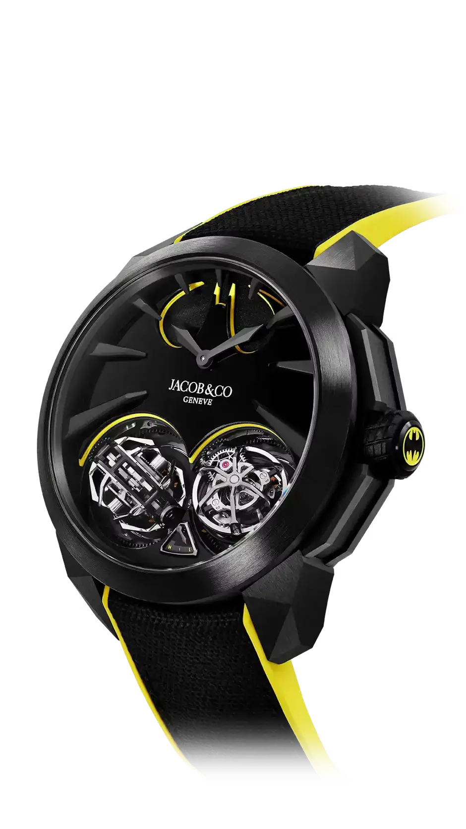 Jacab.  Co. timepieces batman-watch (black-dlc-titanium) — main photo