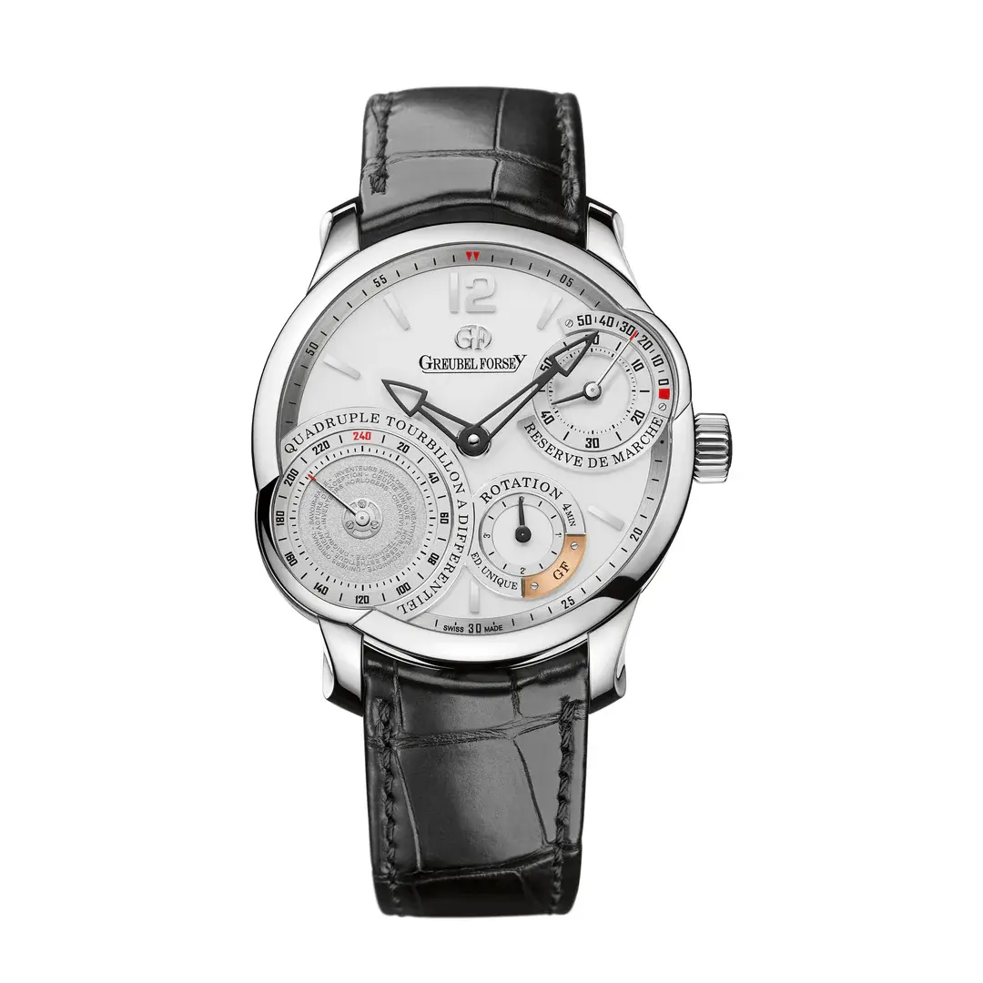 Greubel Forsey Quadruple Tourbillon Secret Platinum Watch