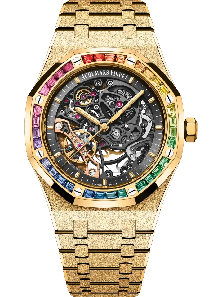 Royal Oak Frosted Gold Double Balance Wheel Openworked (Ref. 15412BA.YG.1224BA.01-B) — main photo