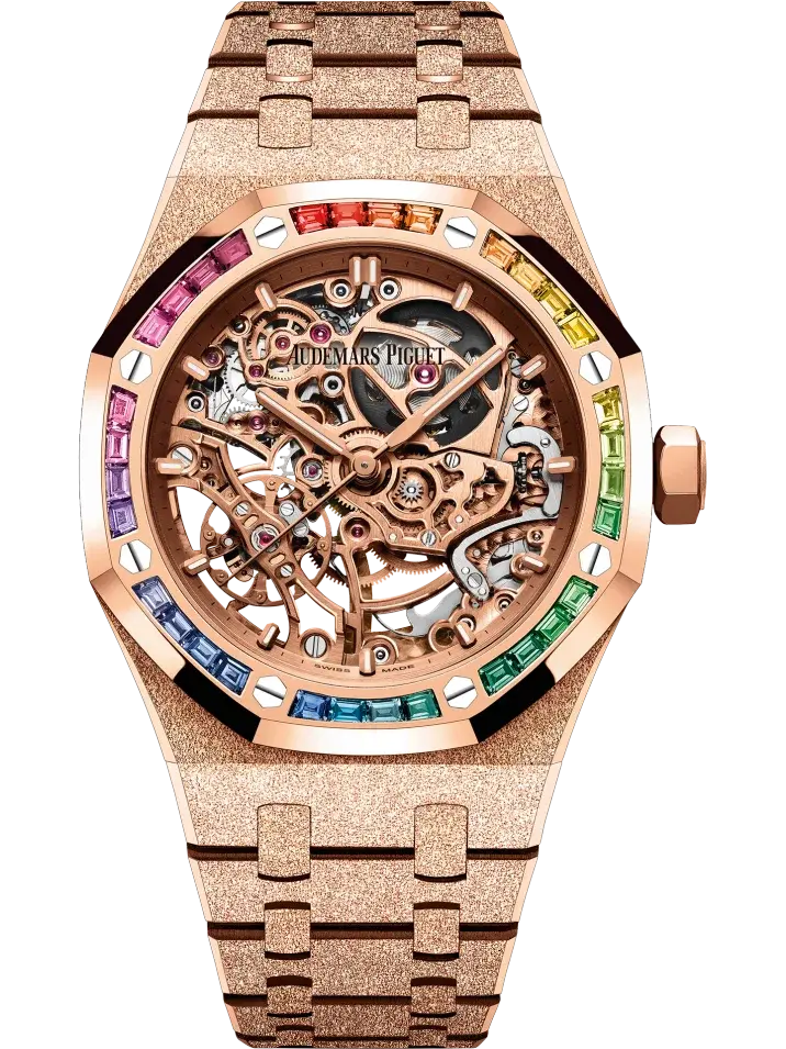 Royal Oak Frosted Gold Double Balance Wheel Openworked (Ref. 15468OR.YG.1259OR.01-B) — main photo