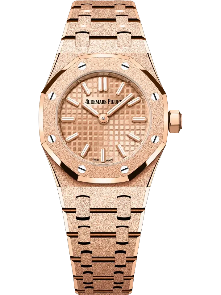 Royal Oak Mini Frosted Gold Quartz (Ref. 67630OR.GG.1312OR.01) — main photo