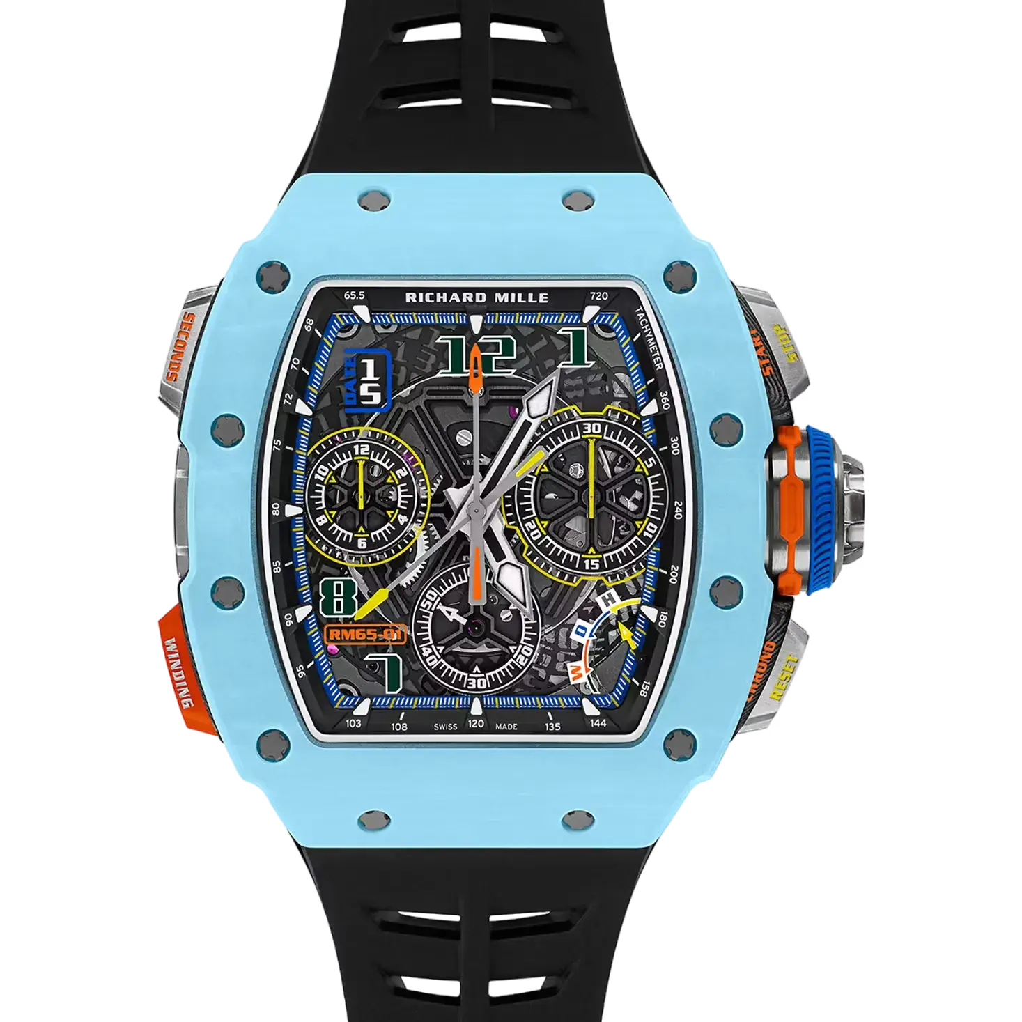 Richard Mille RM65-01 Automatic Split Seconds Chronograph (RM65-01 FQ BLUE)