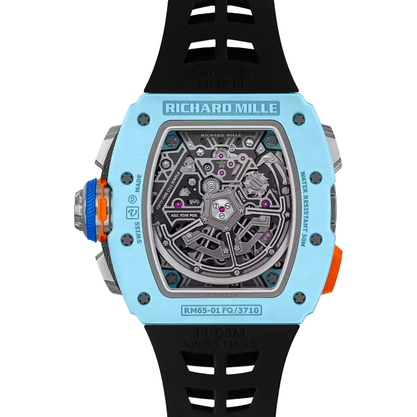Richard Mille RM65-01 Automatic Split Seconds Chronograph (RM65-01 FQ BLUE) — photo 3