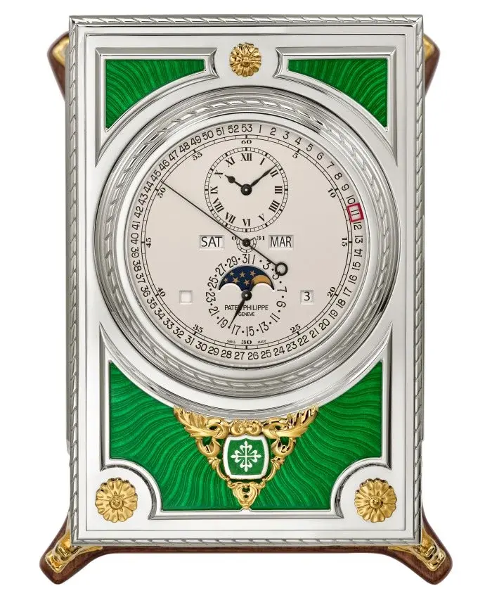 Complicated Desk Clock, Rare Handcrafts ( 27000M-001) — photo 5