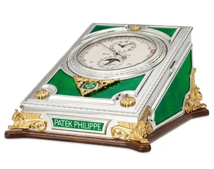 Complicated Desk Clock, Rare Handcrafts ( 27000M-001)