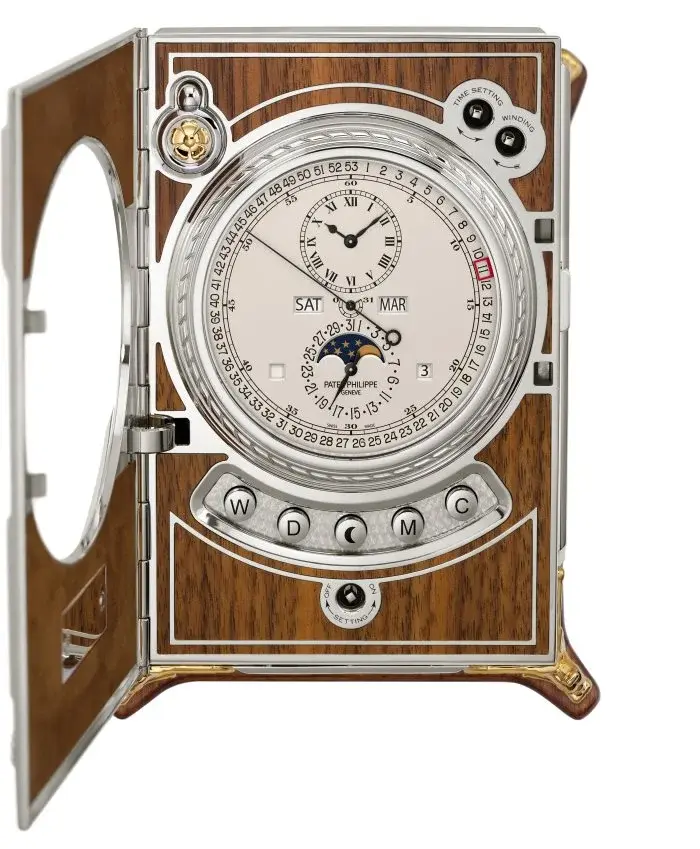 Complicated Desk Clock, Rare Handcrafts ( 27000M-001) — photo 4