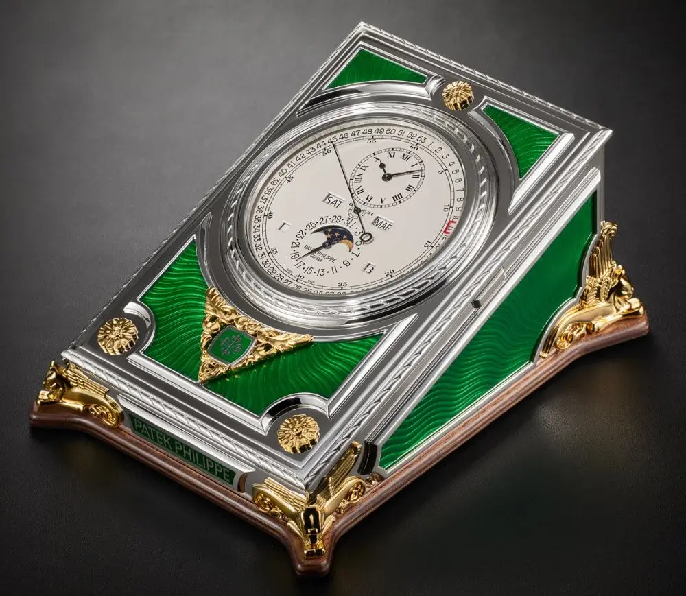 Complicated Desk Clock, Rare Handcrafts ( 27000M-001) — photo 2