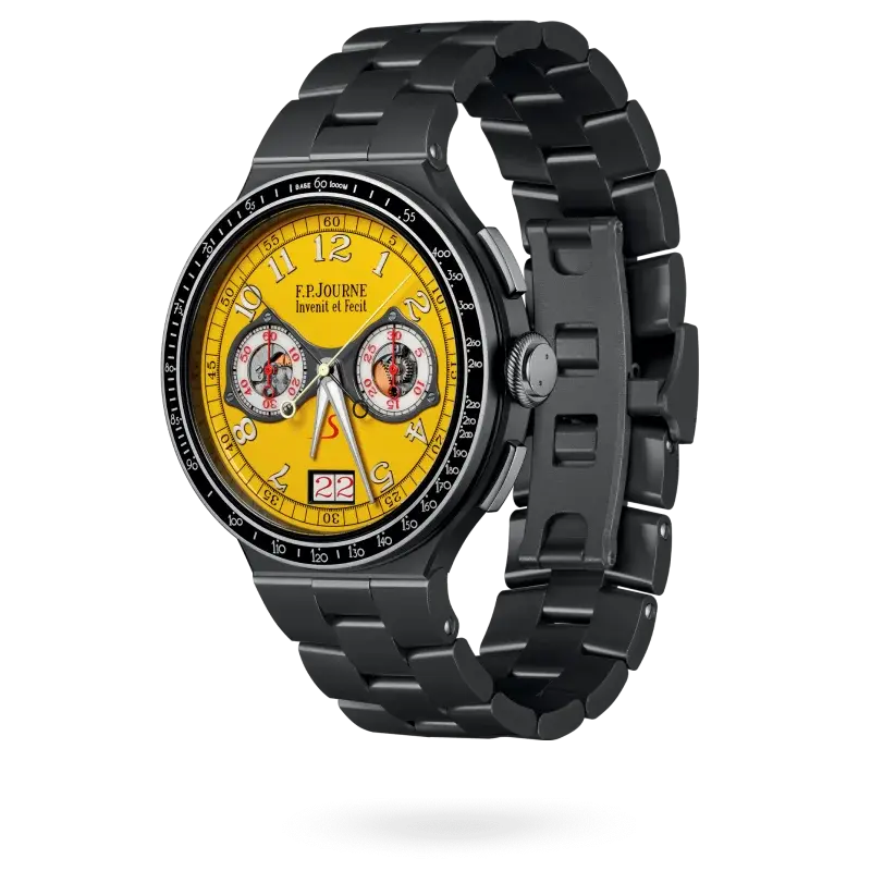 CHRONOGRAPHE RATTRAPANTE – Ref. CMS/CM Calibre 1518 (Yellow) — photo 3