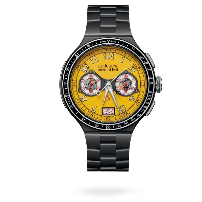 CHRONOGRAPHE RATTRAPANTE – Ref. CMS/CM Calibre 1518 (Yellow) — main photo