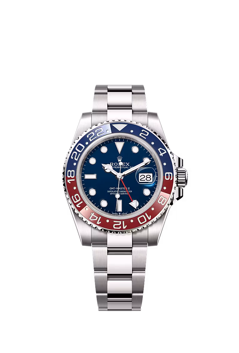 GMT-Master II  Oyster, 40 mm, white gold  Reference 126719BLRO — main photo
